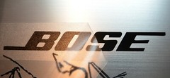 BOSE Permanent Adhesive Indoor/Outdoor Decal Sticker (Black) 1 in. x 8.5 in.