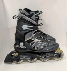 Mens K2 Exo 2.1 Sz 8 40.5 Outdoor Black Performance Inline Skates Roller Blades