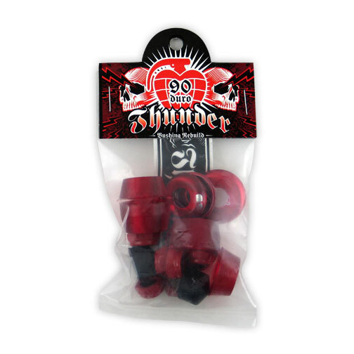 THUNDER TRUCKS Skateboard BUSHING REBUILD KIT 90A SOFT RED (for 2 trucks)