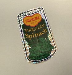 Supreme Whole Spinach Holographic Sticker (SS15)
