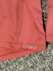 Dover Saddlery Coolblast Long Sleeve Coral Size Medium Hooded Sun shirt