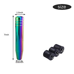 Long Shift Knob Extension Shifter Handle Aluminum Alloy Gear Stick Multicolor