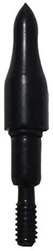 Arrowheads Bullet Point 19/64 100 Grain,Target Point, W O Ring (24 Pack),Black