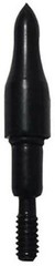 Arrowheads Bullet Point 19/64 100 Grain,Target Point, W O Ring (24 Pack),Black