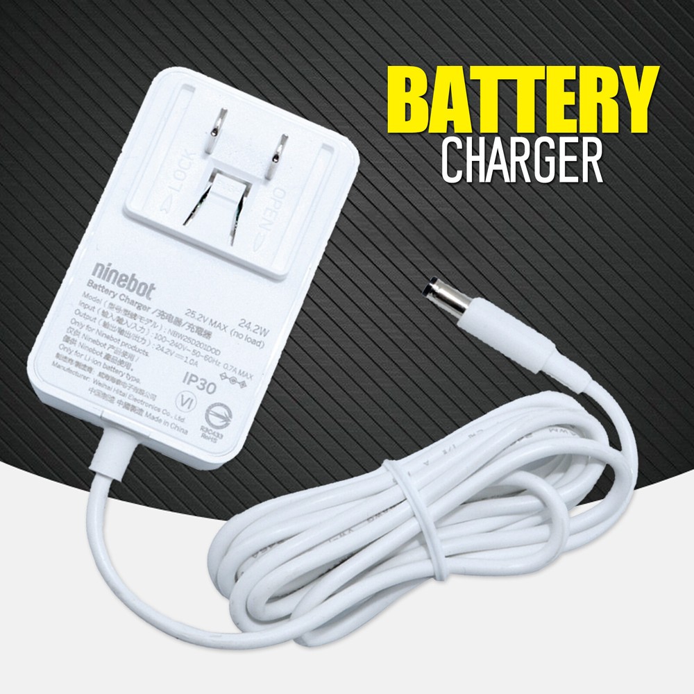 For Ninebot 24.2w battery charger NBW25D201D0D 24.2V 1.0A c8 c10 c15 c20 c20prFr