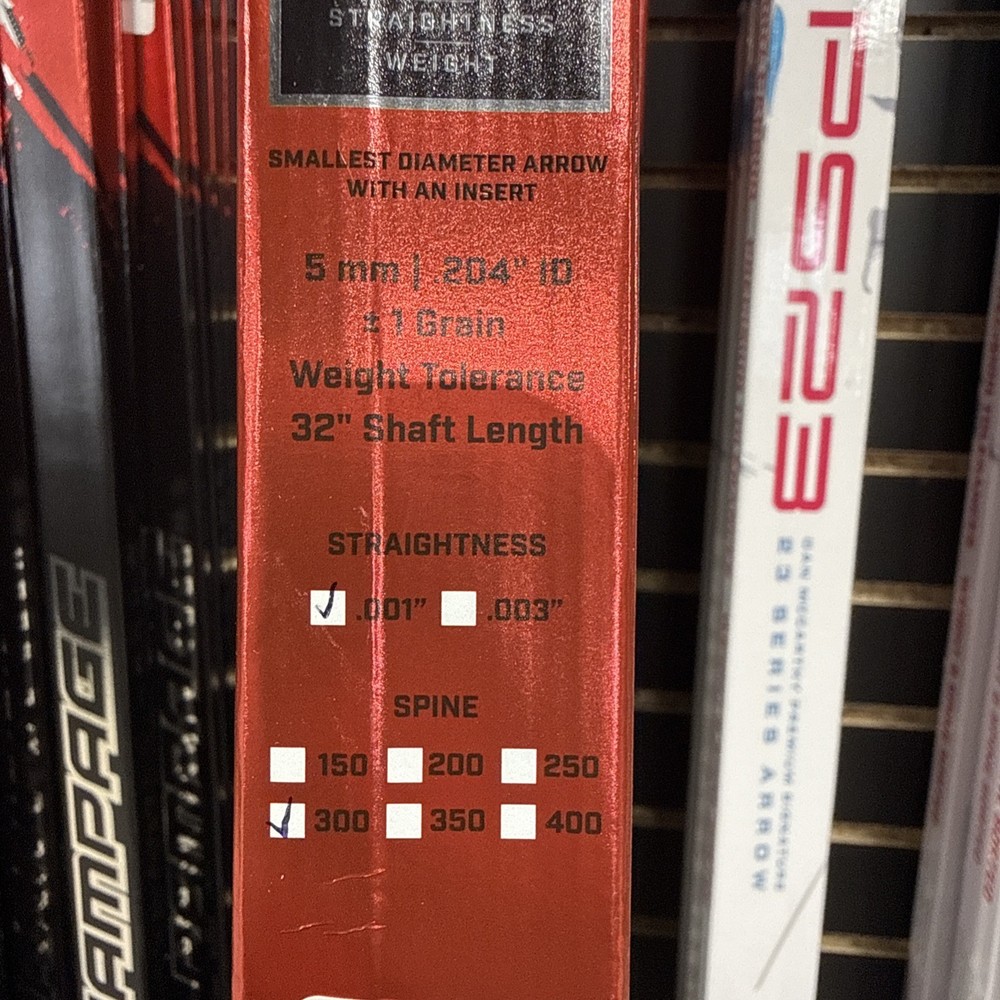 Black Eagle Rampage Shafts .001 300 1 doz.