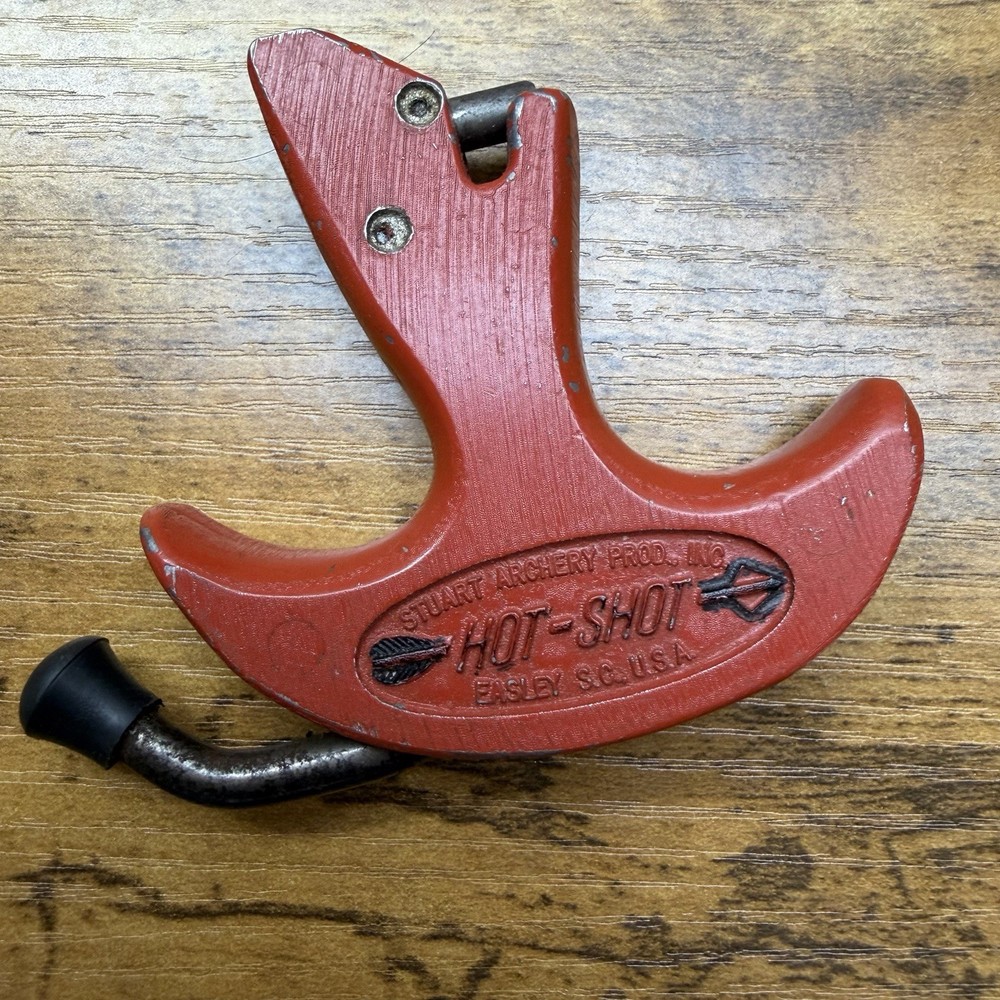 Vintage Hot-Shot Archery Release Aid Stuart Archery Easley SC Compound Bow