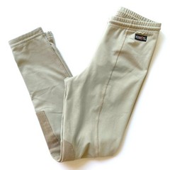 Kerrits Girls Performance Knee Patch Riding Tight XL 16-18 Beige Equestrian