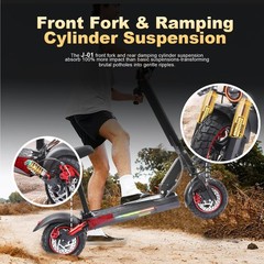 Freeboy Electric Scooter 48v 1200W For Adult 10″Off Road Fat Tires Fast Speed US