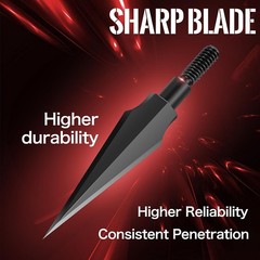 Broadheads 100/120/125/150 Grain Traditiona Archery Arrow Tips for Compound, …