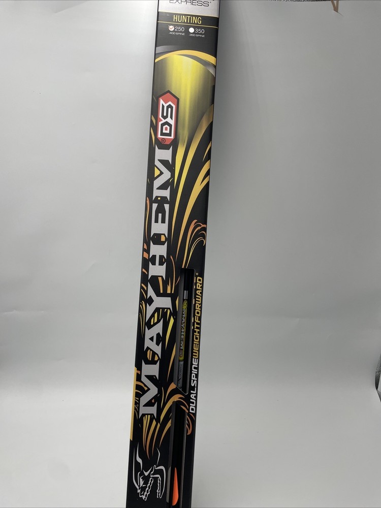 Carbon Express Mayhem 250 DS 6pk Arrows NIB Multicolor.