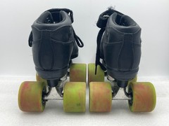 VTG Riedell Carrera Speed Roller Skates Size 5 Black Leather Model 105B