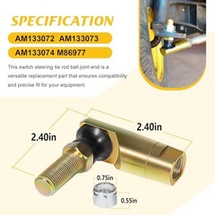 Switch Steering Tie Rod Ball Joint Ends Fit for X465 X485 GX325 GX335 F910