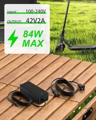 42V 2A Electric Skateboard Charger Compatible with Meepo V1 V2 V5 MINI2 ER