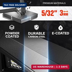 YZONA for JT Pickup Truck Front and Rear Bumpers Compatible with 2020 2021 2022