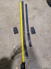 Black Mono Leathers Used 30″ Long