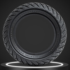 2 PCS 10×3.0 255×80 (80/65-6) Solid Tire,10 Inches Electric Scooter Wheels 10 x