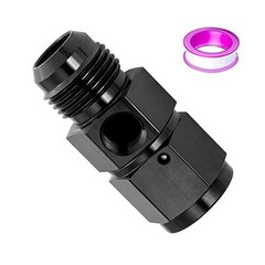 8AN Male Flare to -8 Female Swivel with 1/8 NPT Gauge 8AN with 1/8 NPT Port