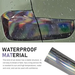1 PC Car Rear Tail Light Lamp Stickers, 11.8″ x 39.3″ Auto Self-Adhesive Tail