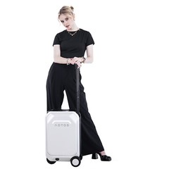 Multicolor 31L Smart Rideable Suitcase 20» Electric Luggage Scooter Lightweight