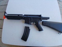 Double Eagle M83 6MM Electric Airsoft Assault Rifle Gun Tested