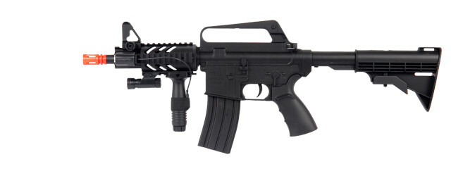 Airsoft Rifle WELL Airsoft CQB Spring Rifle Black 230 FPS