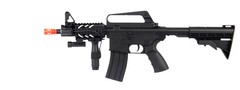 Airsoft Rifle WELL Airsoft CQB Spring Rifle Black 230 FPS