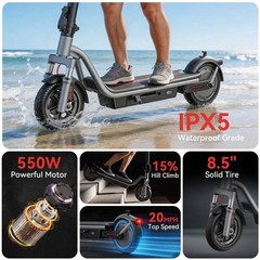 2025 Electric Scooter Adult Folding Long Range Fast Speed Safe Commute E-Scooter