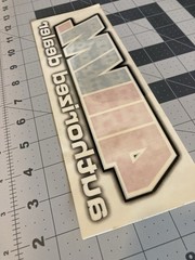 411 Video Magazine VM – Vintage Skate Shop Window Sticker Sold Here Dealer Large