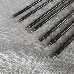Easton Gamegetter XX75 Arrows 31 in Shafts 400 2117 Field points 7pc (used)