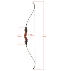 Archery 60″ Takedown Recurve Bow 30-50lb Arrows Adult RH Hunting Target Arrows