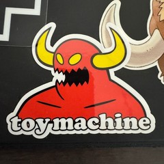 Toy Machine Glossy Skateboard Laptop Guitar Decal Sticker Gloss 3inch