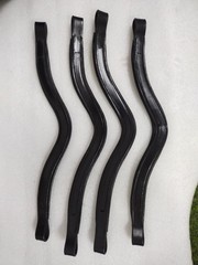 Lot 50 x 1 Empty Channel Leather Horse Browband All Sizes & Shapes (12 & 14 MM)