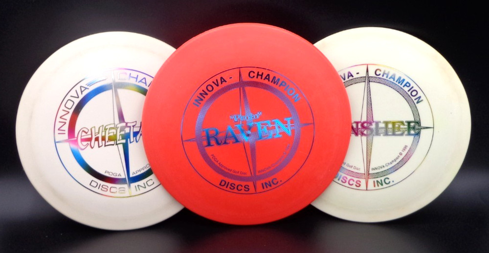 Rare Innova Proto Star Metalhead First Run Raven Cheetah Banshee Set OOP 3 Disc