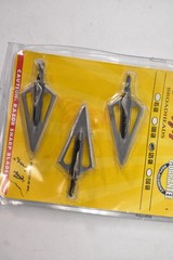 Stinger 125 Grain 4 Blade Broadhead 2-3/16″ L x 1-1/8″ 3 Pack MASS1254 Tools