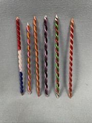 Lot Of 6- Cowgirl/Cowboy Toothpicks Handmade By Griffs USA Free Shipping!!!!!