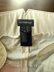 B Vertigo Women’s White Riding Breeches USA 30 92% Polyamide 8% PU