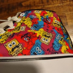 Heelys Sneaker Spongebob Skate Hustle Kids Unisex High-top US Youth SZ2 No wheel