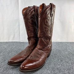 Dan Post Men’s Size 10.5 D Milwaukee Brown Leather Cowboy Boots Western DP2111