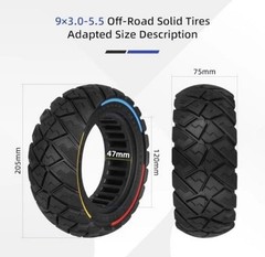 9×3.0-5.5 Electric Scooter Tire 122-57A New Open Box