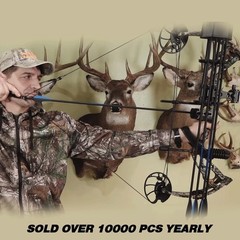 Dragon X8 RTH Compound Bow Package – Adjustable 18-31”, 0-70 lbs, Ready to Hunt