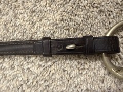 Vintage Crosby England Leather Horse Bridle Snaffle Bit Braided Reins Simco