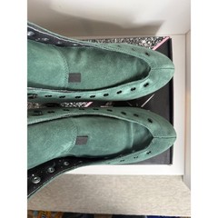 Moonlight Roller Moon Boot Emerald City Green Suede Quad Roller Skates Mens 12