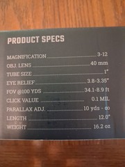 Beeman R9 air rifle .177 w/ Athlon Talos 3-12×40 adjustable parallax Scope…