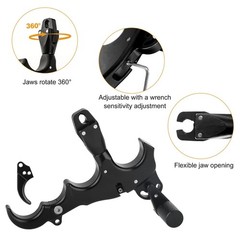 Archery Release Aid, 3/4 Finger Grip Thumb Trigger Caliper, Compound Bow Hunting