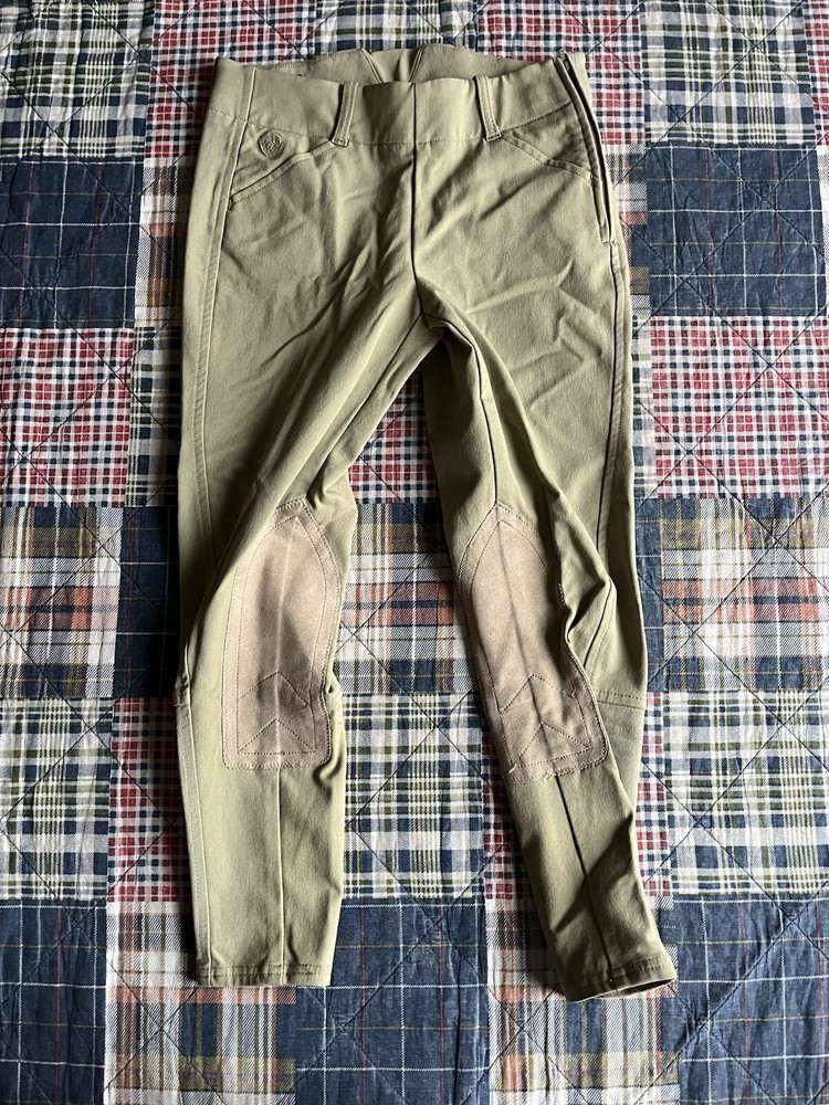 Ariat Pro Series Ladies BREECHES KHAKI Cotton Blend Girls Size 12R