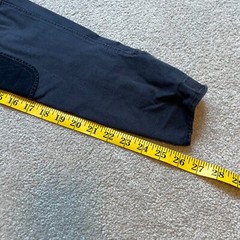 Dover Saddlery Breeches Womens 26 Black Zip Equestrian Knee Patch Riding Pockets