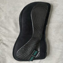 Acavallo AC214 Spine Free Gel & Memory Foam Half Pad Black Large Size 2 New