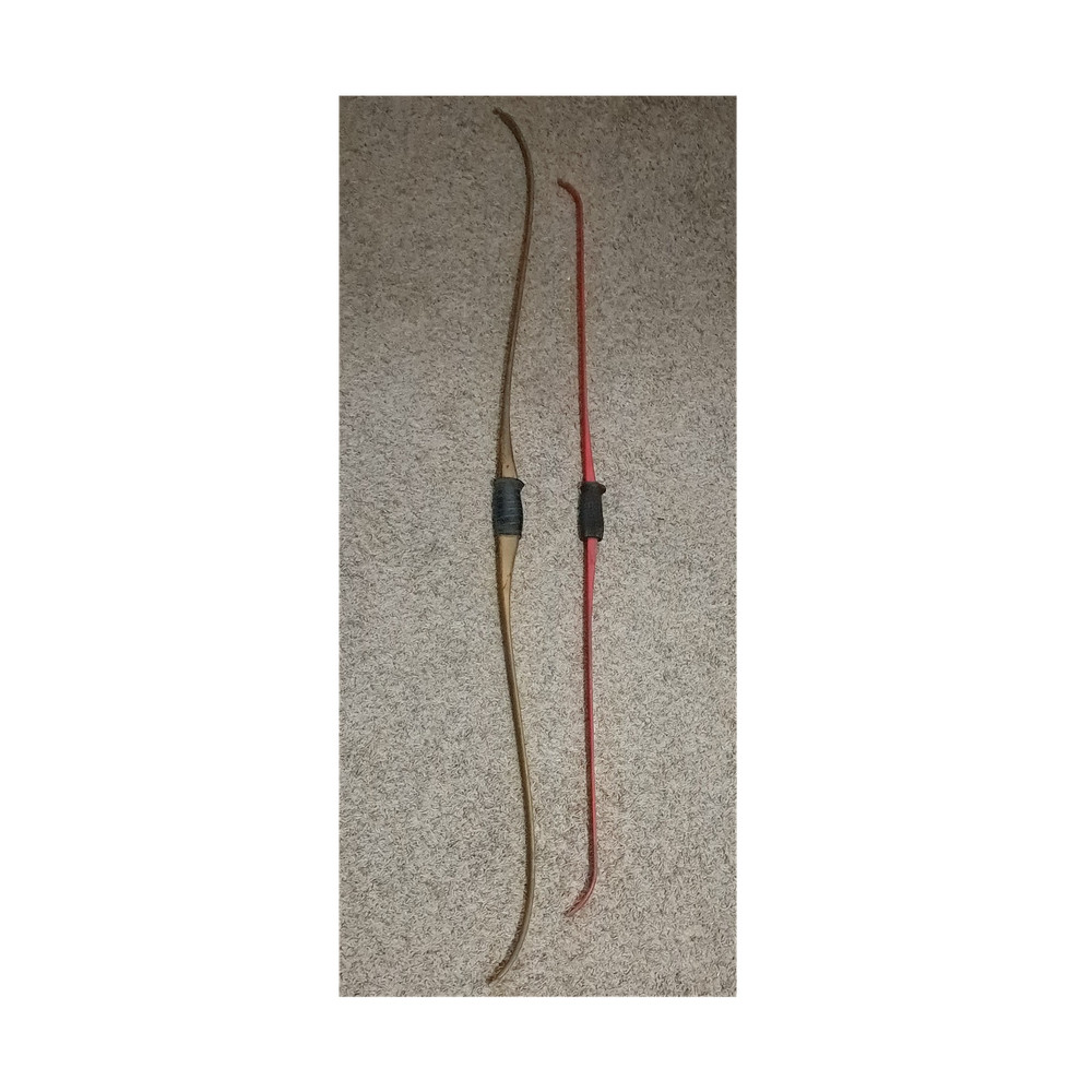 Bear Red Bear 50in Wood Recurve Bow & Locksley Longbow Combo