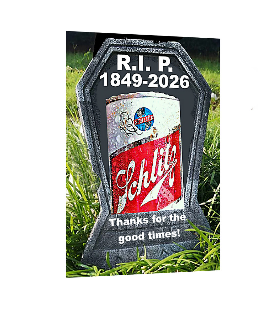 Schlitz Beer Sticker Decal Sign Vintage Replica The Beer That Made Milwaukee